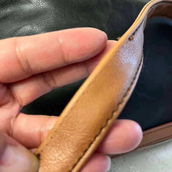 RELIC by FOSSIL Two Tone Brown and Light Brown Color Vegan Leather - Picture 9 of 15